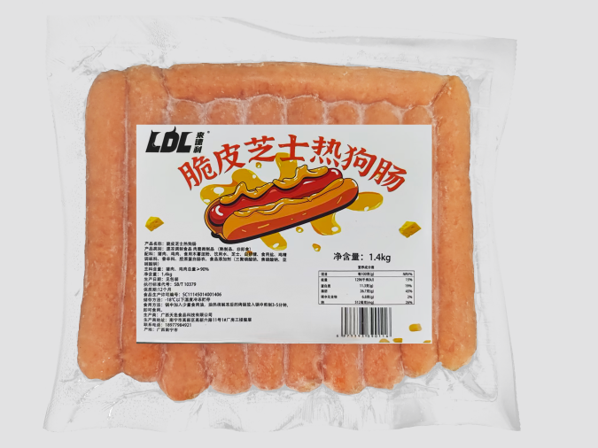 来德利脆皮芝士热狗肠